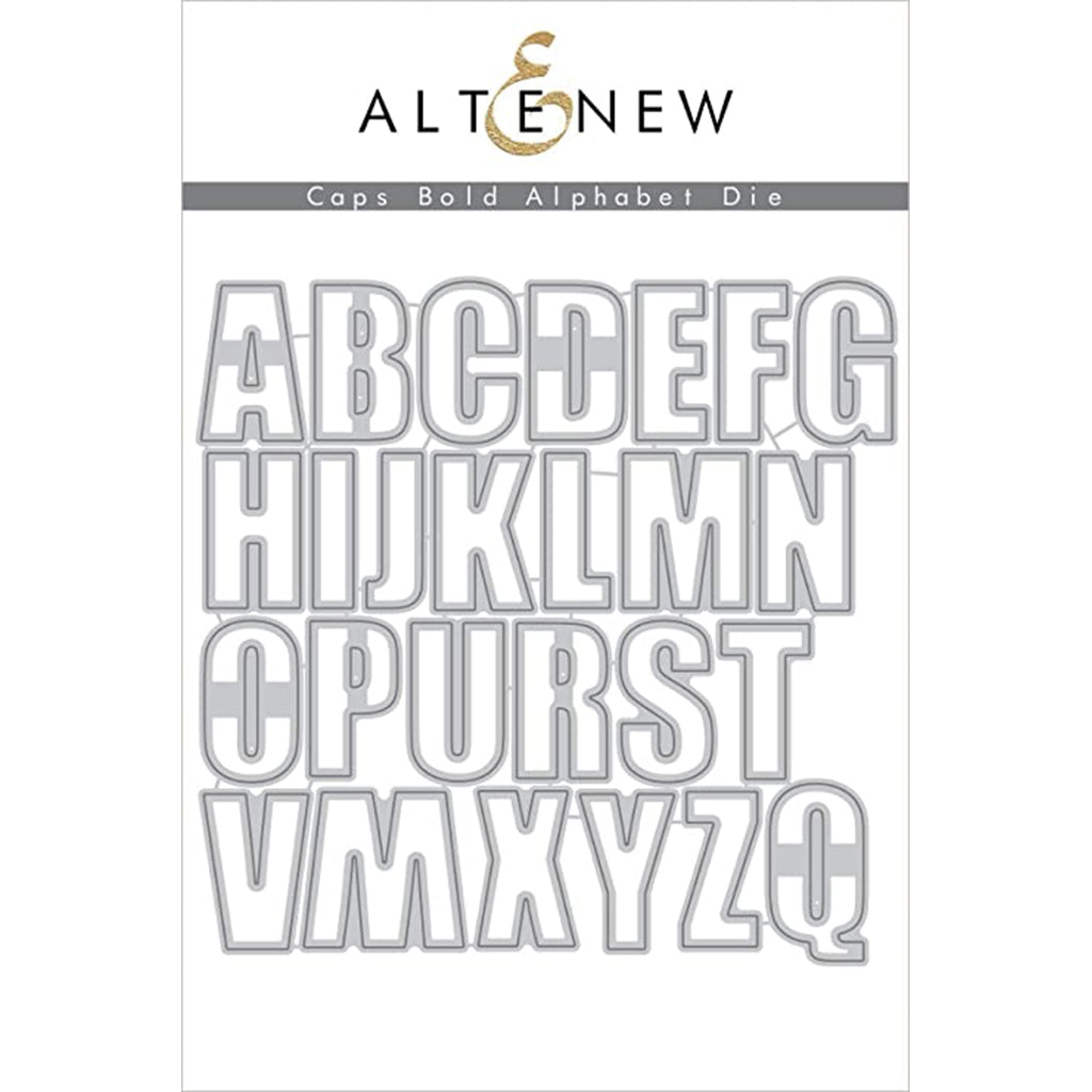 ALTENEW Suaje - Caps Bold Alphabet