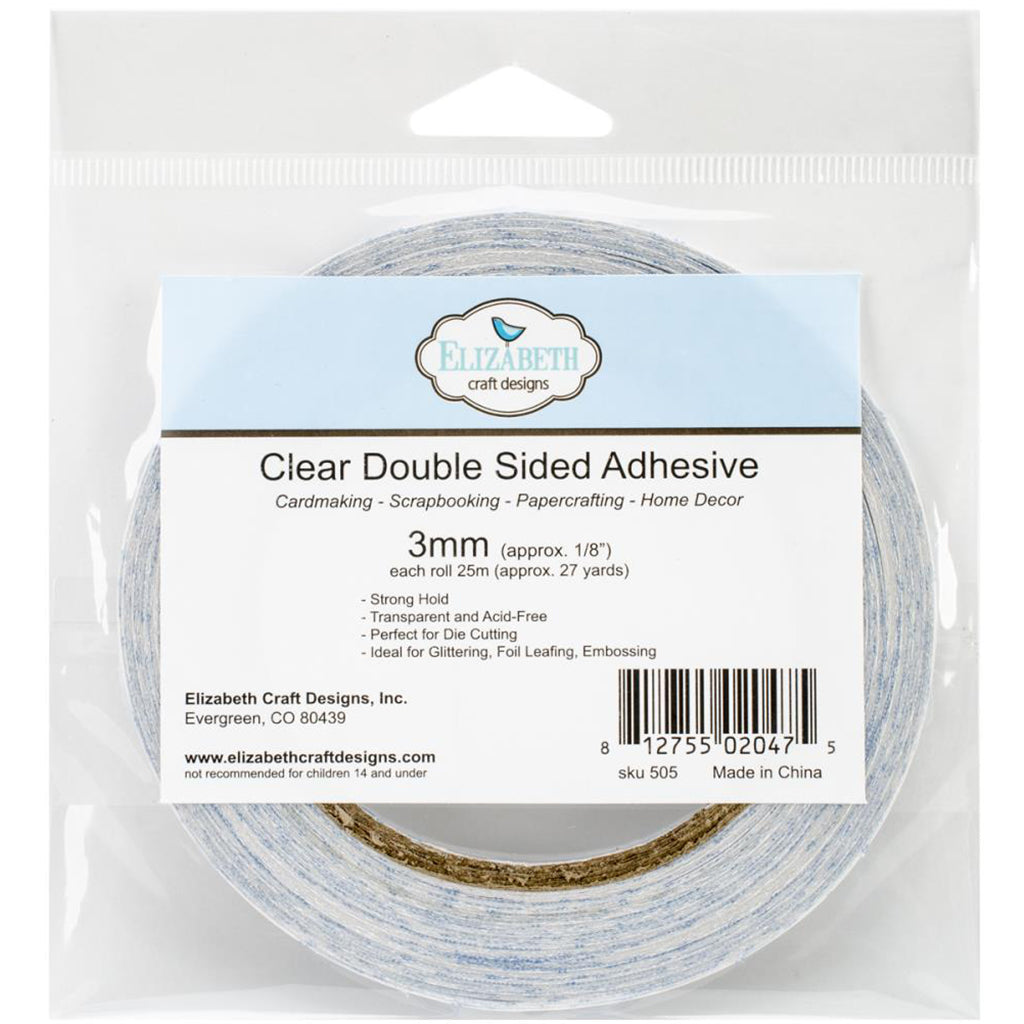ELIZABETH CRAFTS Rollo Adhesivo de Doble Cara 3 mm