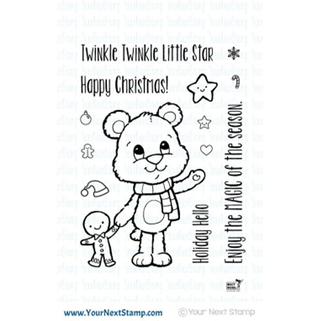 YOUR NEXT STAMP Sello - Huggles Christmas Star