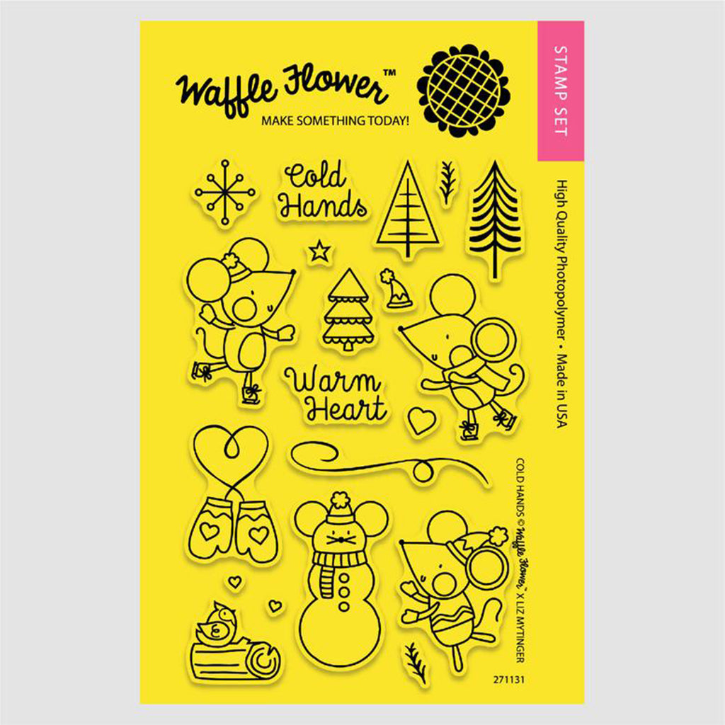 WAFFLE FLOWER Sello - Cold Hands