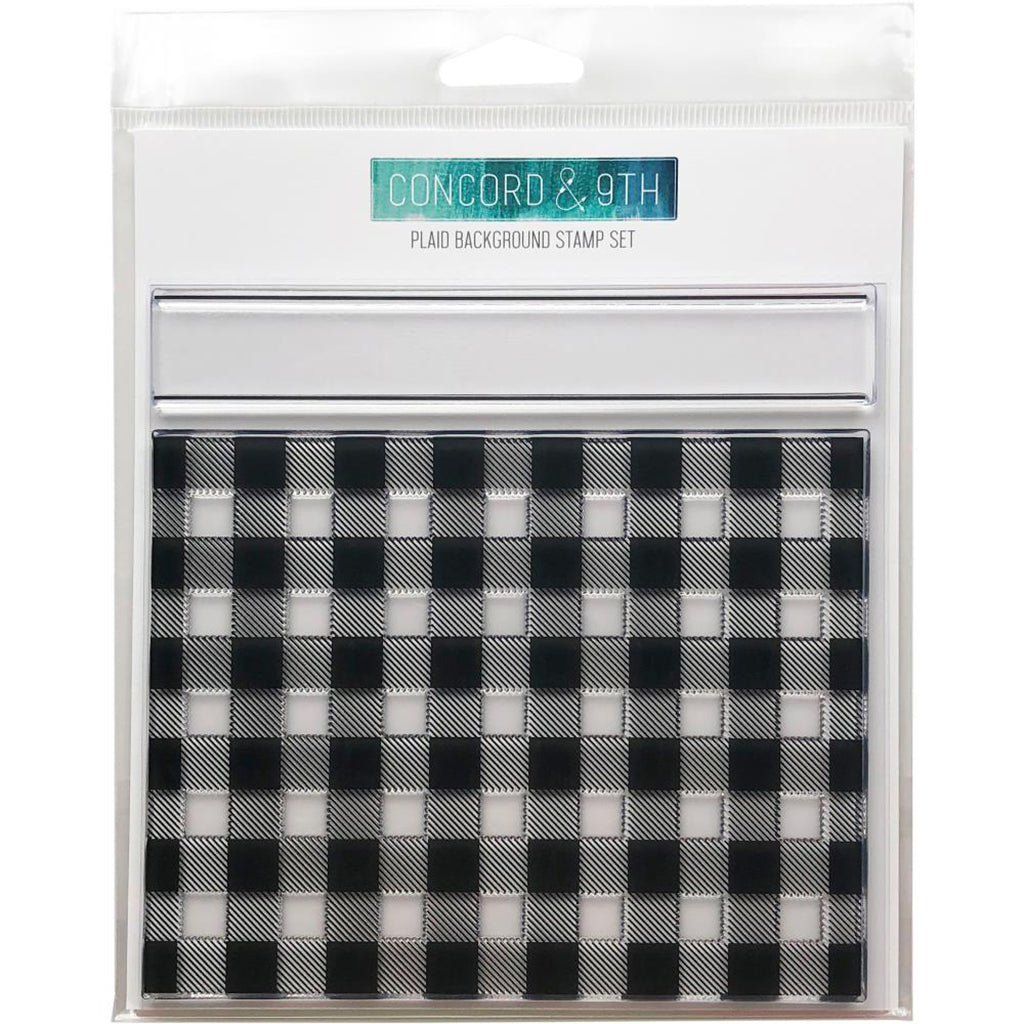 CONCORD & 9TH Sello - Plaid Background