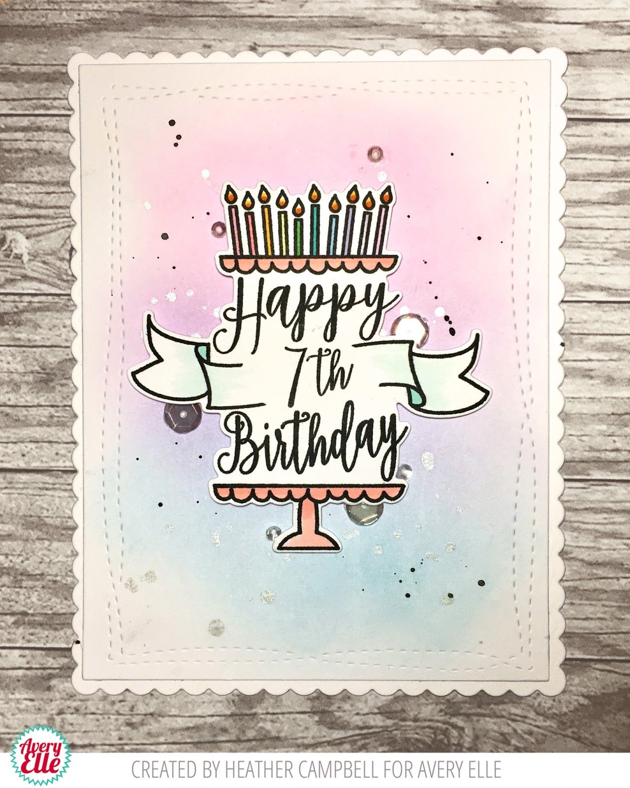 AVERY ELLE Sello - Cake & Candles