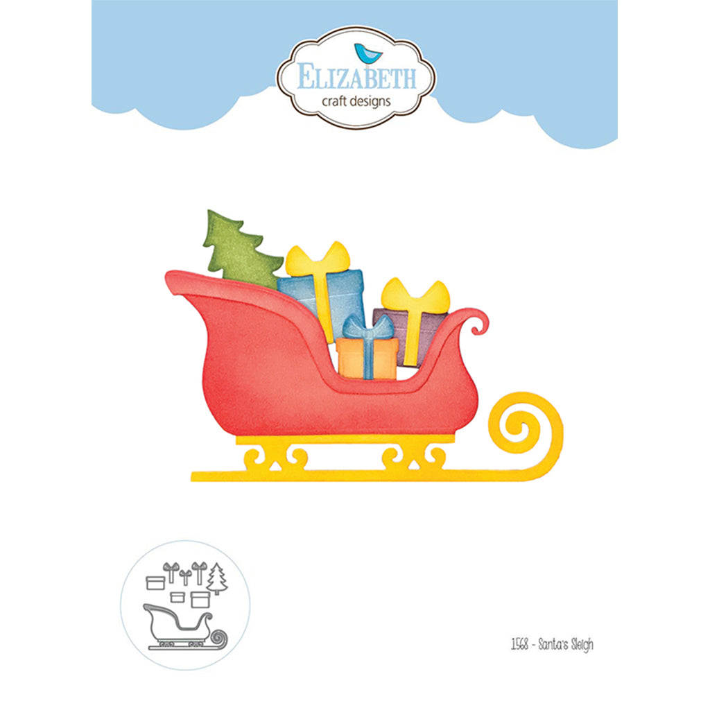 ELIZABETH CRAFTS Suaje - Santa´s Sleigh