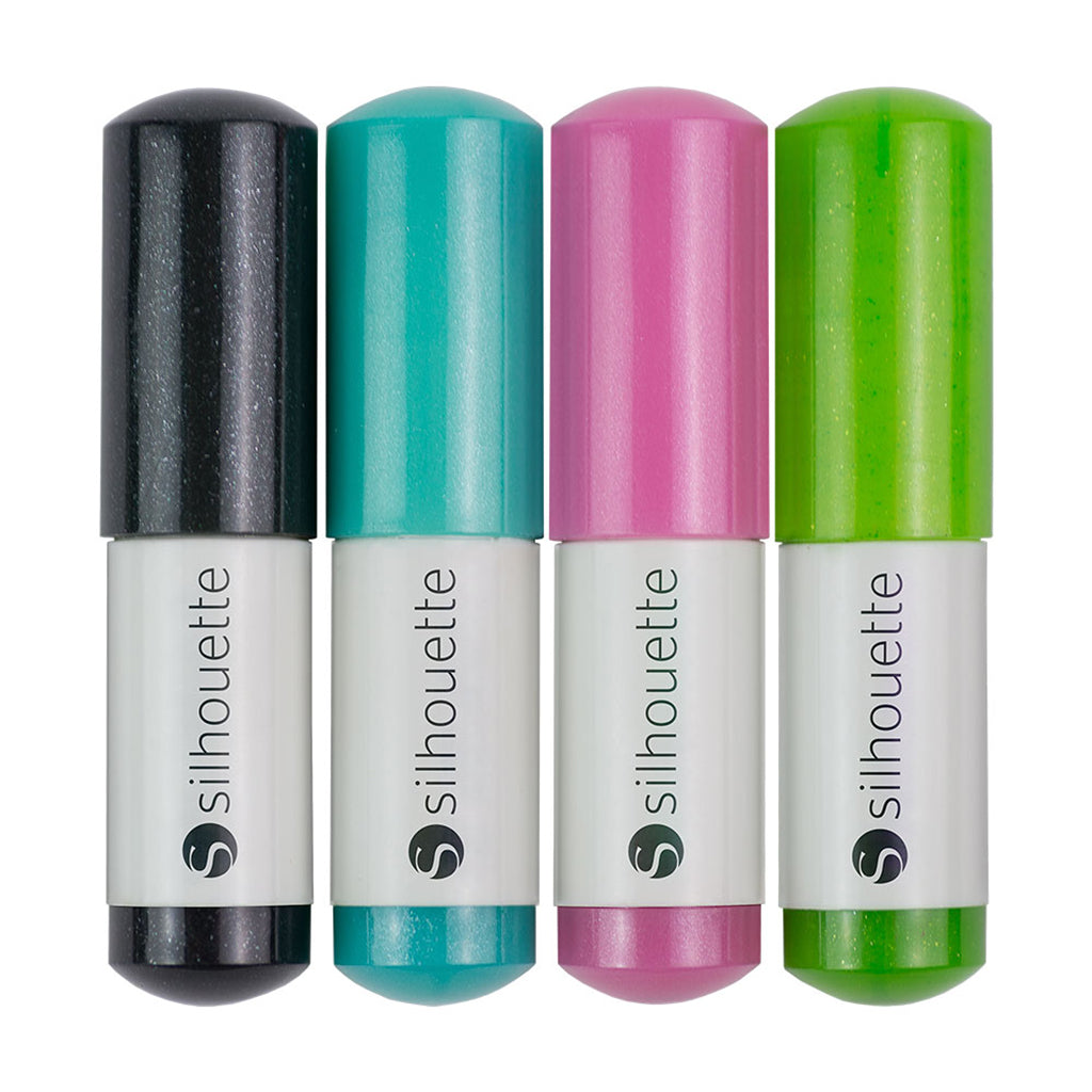 SILHOUETTE Plumas Silhouette colores Glitter