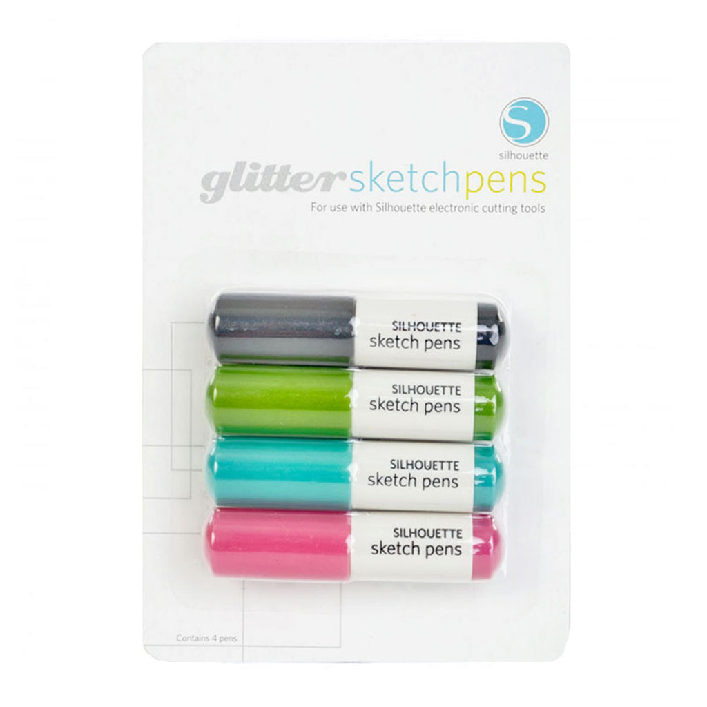 SILHOUETTE Plumas Silhouette colores Glitter