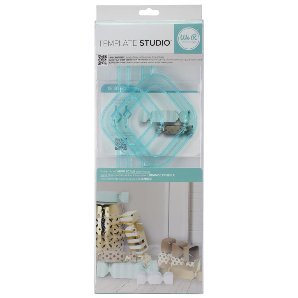 WE R MEMORY KEEPERS Plantilla en forma de Caja de Dulce para Studio Template