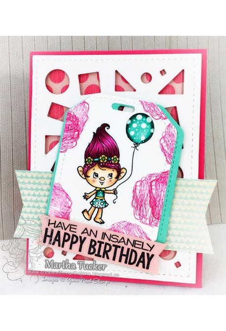 YOUR NEXT STAMP Sello - Insanely Happy