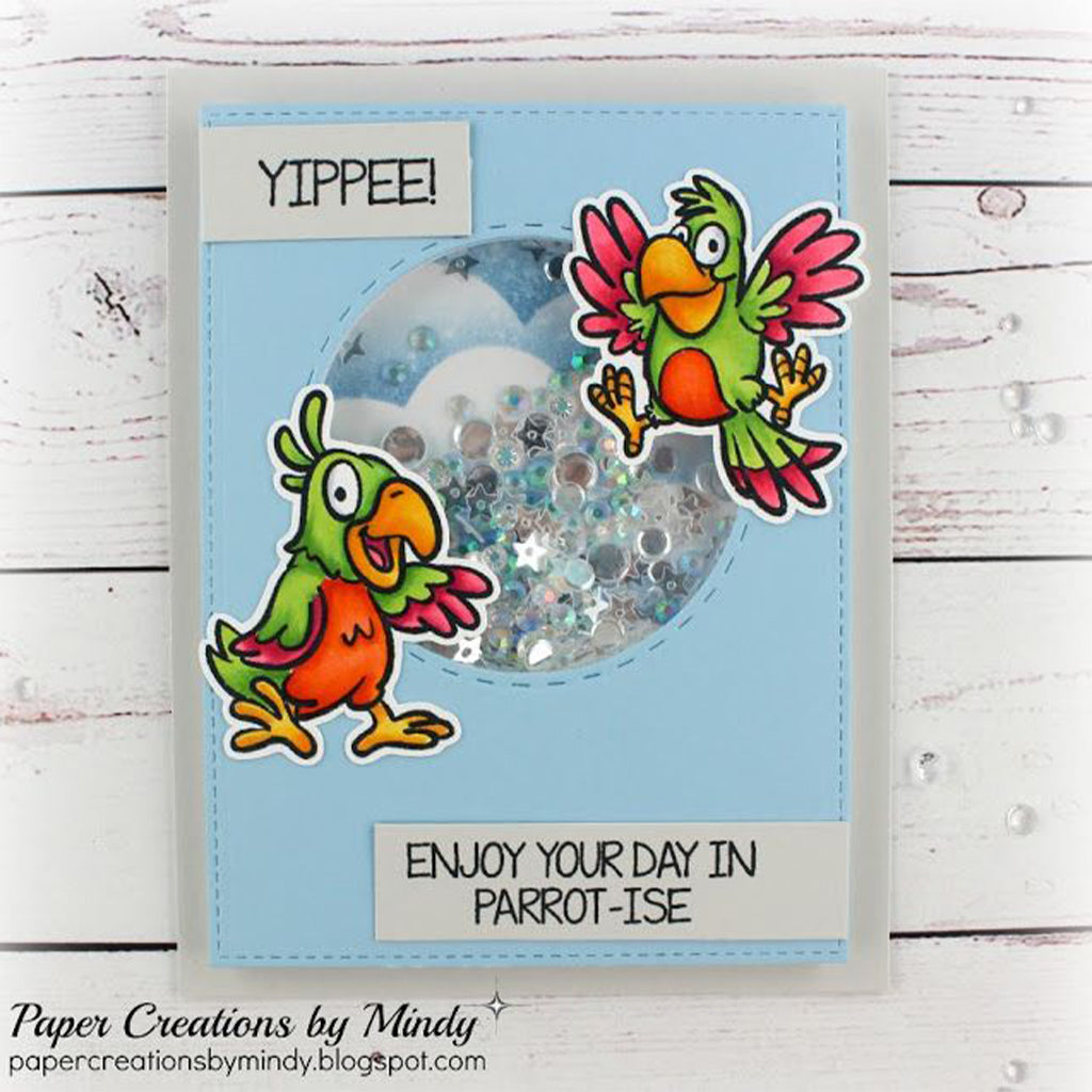 YOUR NEXT STAMP Sello - Parrot  Ise