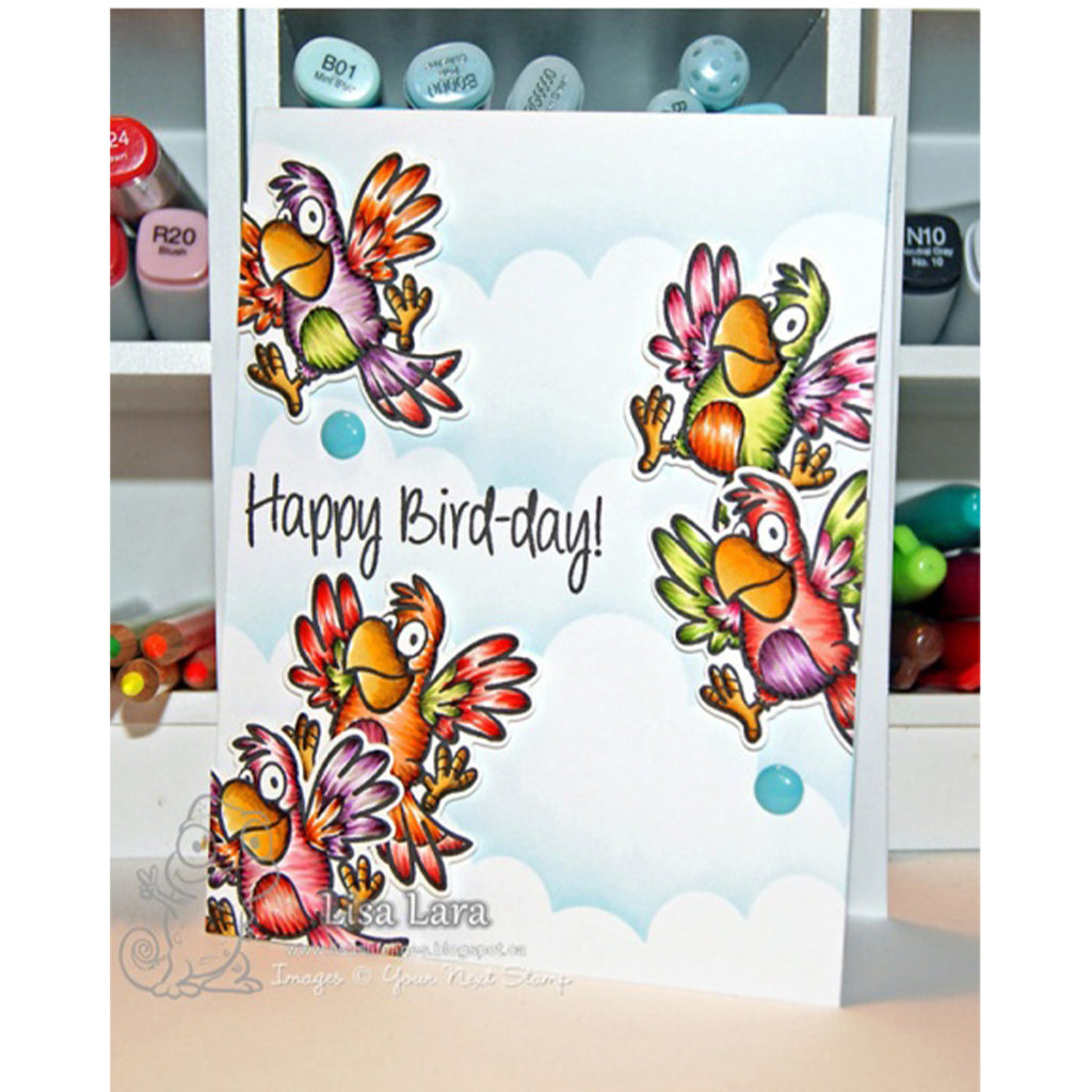 YOUR NEXT STAMP Sello - Parrot  Ise