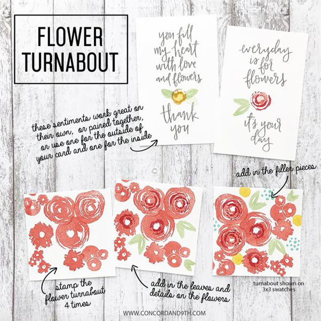 CONCORD & 9TH Sello - Flower Turnabout