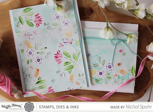 WAFFLE FLOWER Sello - Enveloper Ok