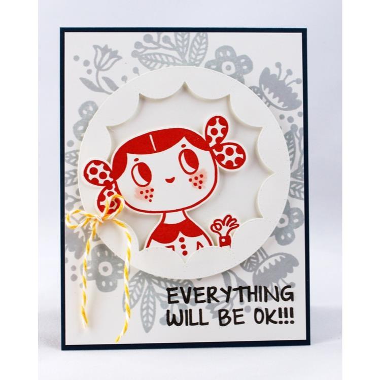 WAFFLE FLOWER Sello - Enveloper Ok
