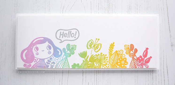 WAFFLE FLOWER Sello - Enveloper Ok