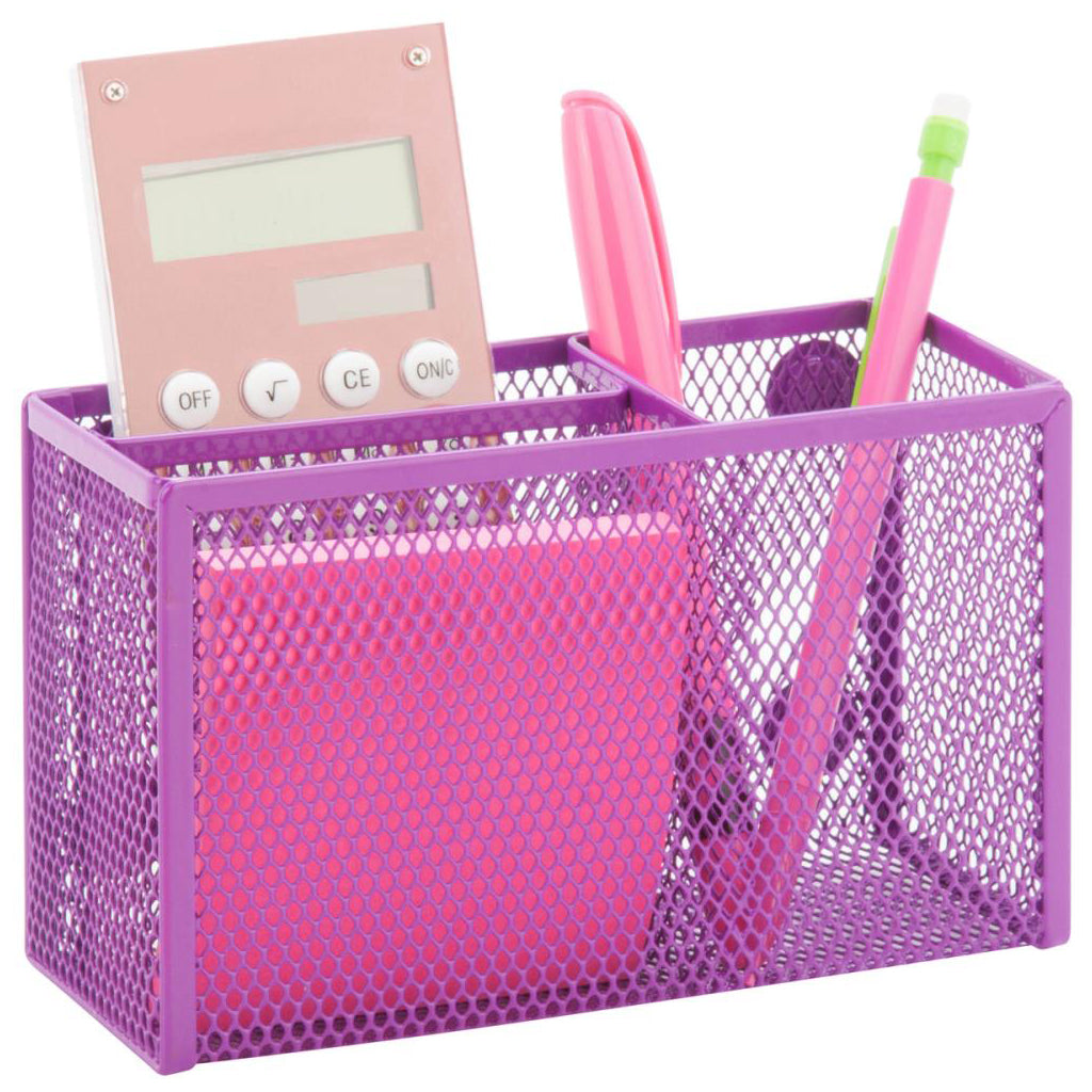 HONEY CAN DO Organizador Metálico de 3 Ranuras