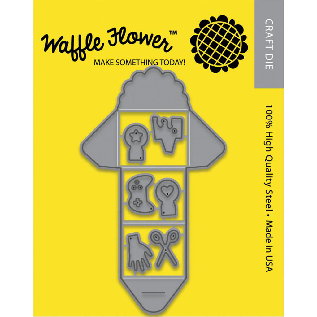 WAFFLE FLOWER Suaje - Mini Trifold Notes