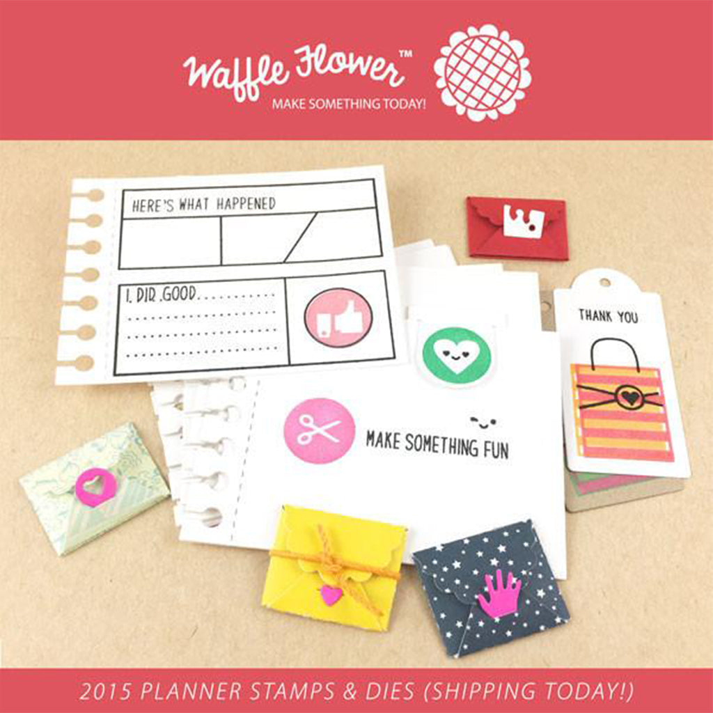 WAFFLE FLOWER Suaje - Mini Trifold Notes