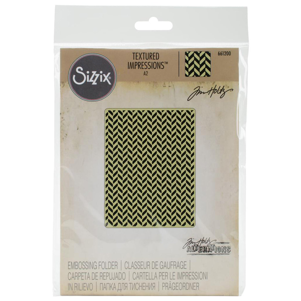 SIZZIX - TIM HOLTZ Carpeta de Embossing Espiga