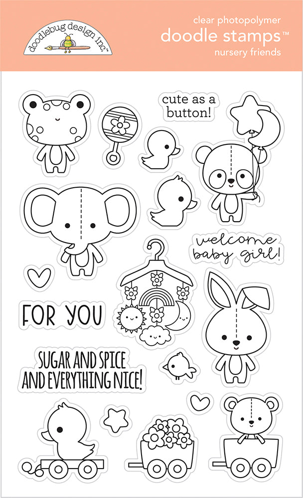 DOODLEBUG Sello - Nursery Friends