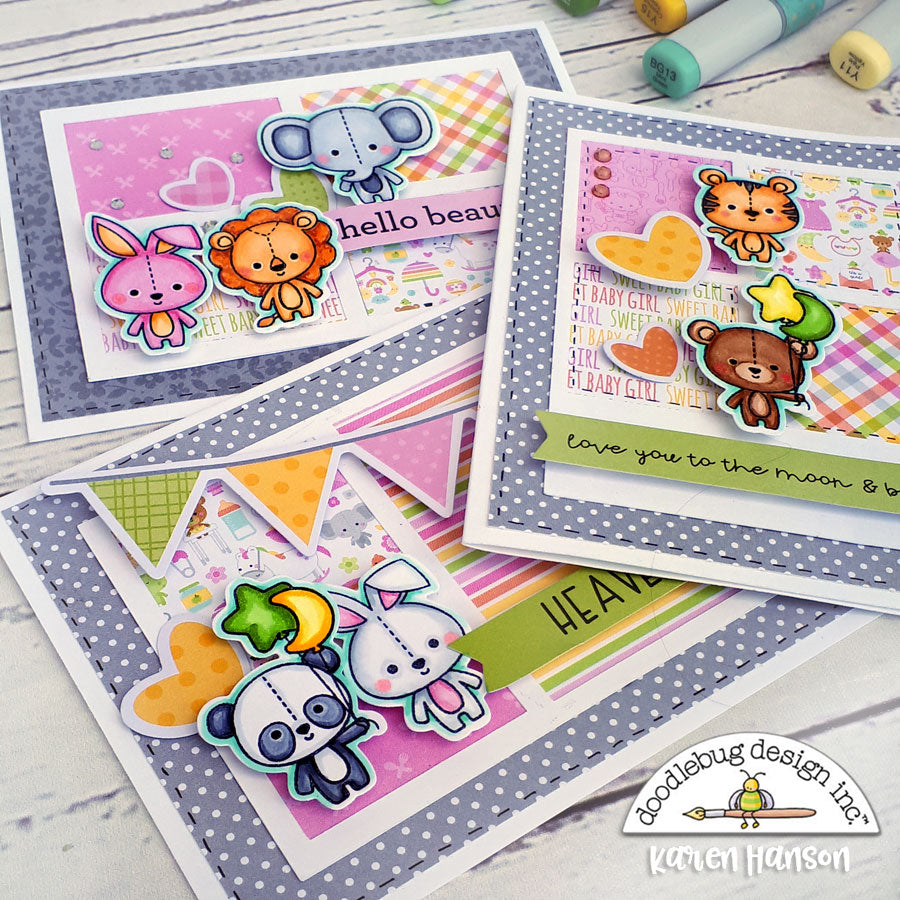 DOODLEBUG Sello - Nursery Friends