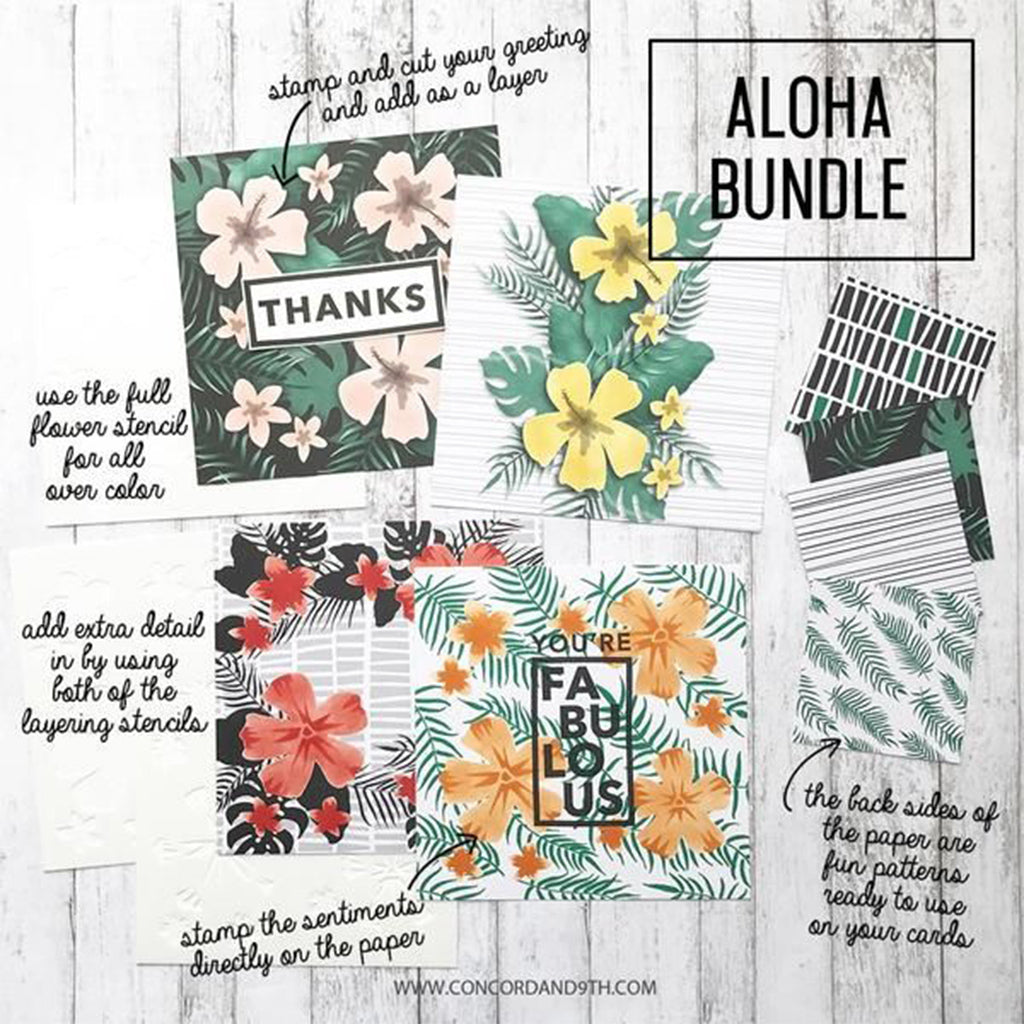 CONCORD & 9TH Esténcil Aloha Fill-In