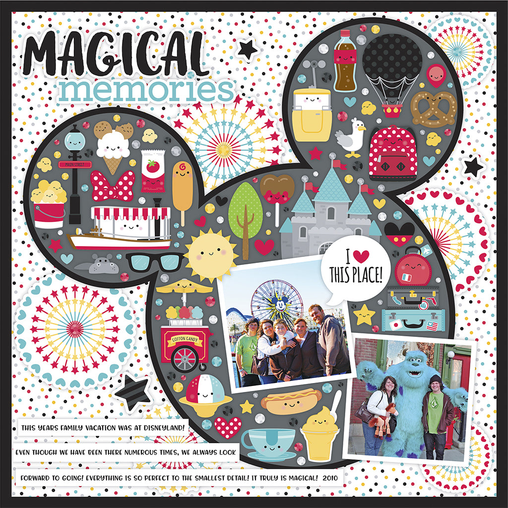 DOODLEBUG Block de Papeles Estampados 12x12" Colección Fun at the Park