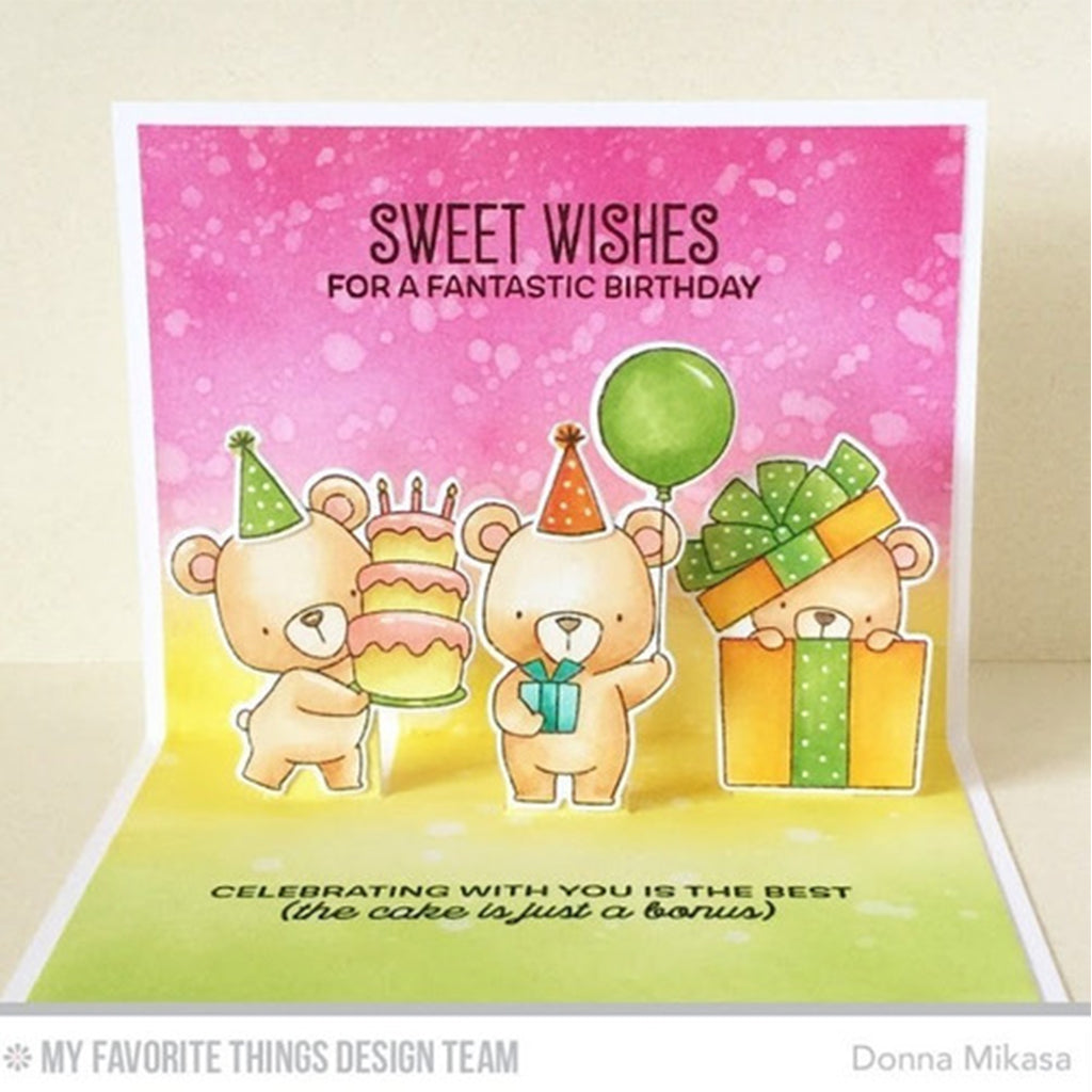 MY FAVORITE THINGS Sello - Bear Special Birthday