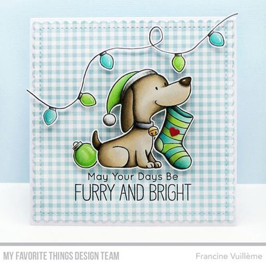 MY FAVORITE THINGS Sello - Happy Pawlidays