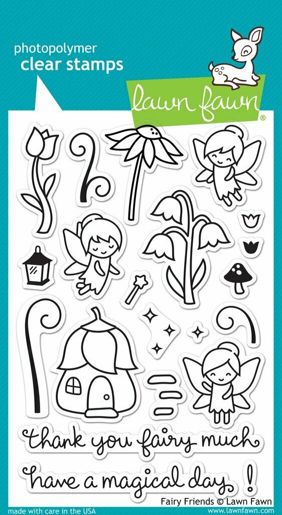 LAWN FAWN Sello y Suaje - Fairy Friends