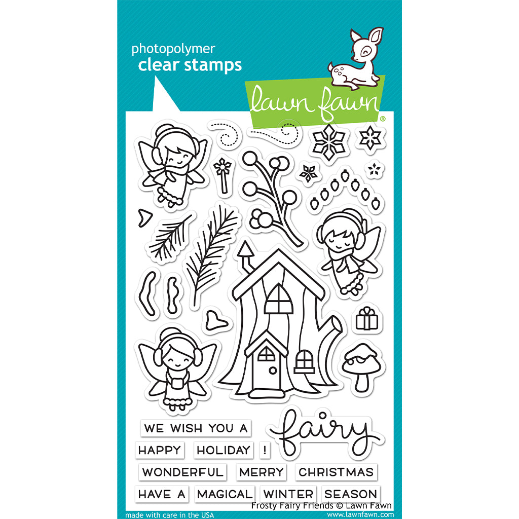 LAWN FAWN Sello - Frosty Fairy Friends