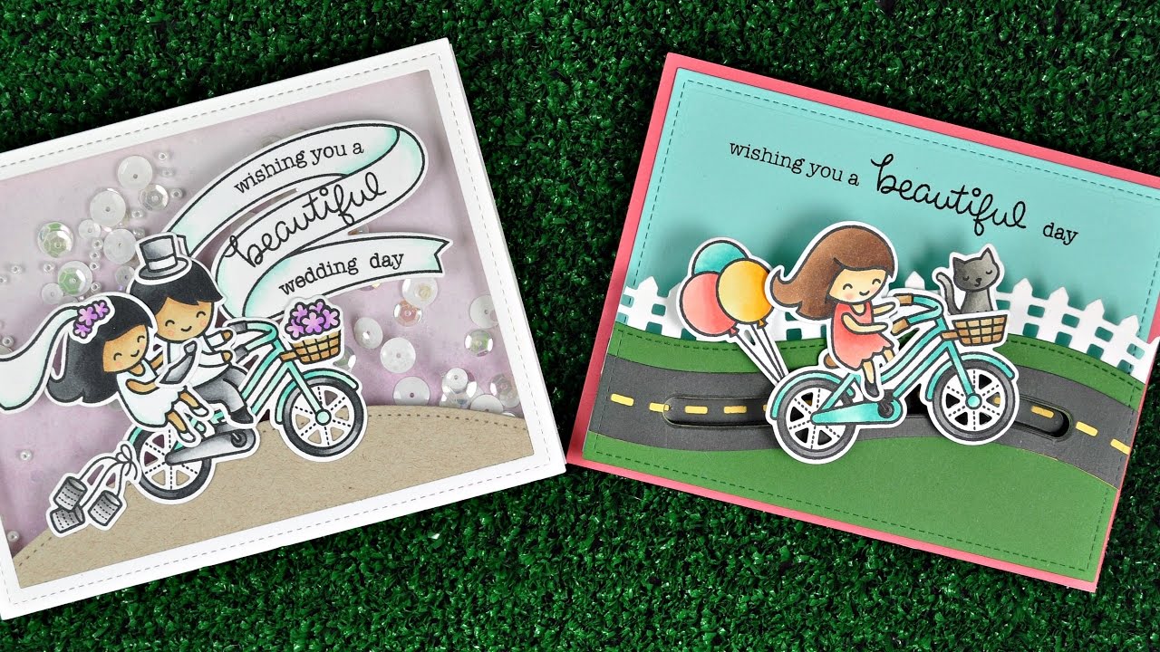 LAWN FAWN Sello y Suaje - Bicycle Built for you