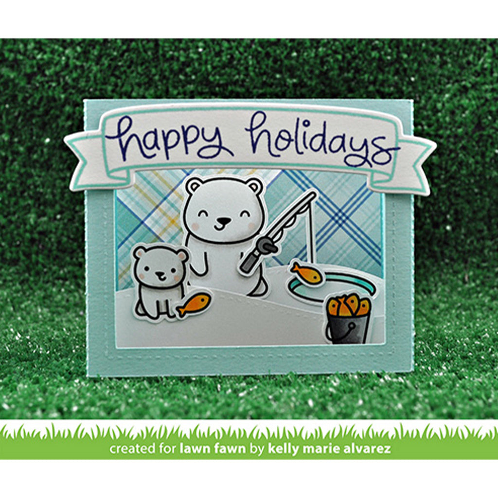 LAWN FAWN Sello - Beary Happy Holidays