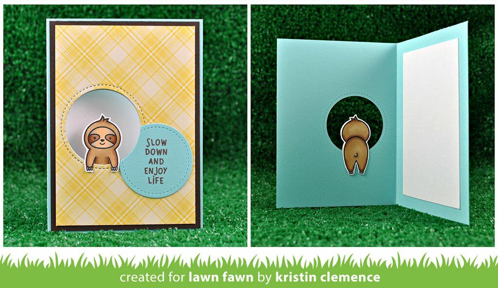 LAWN FAWN Sello - Slow down & enjoy