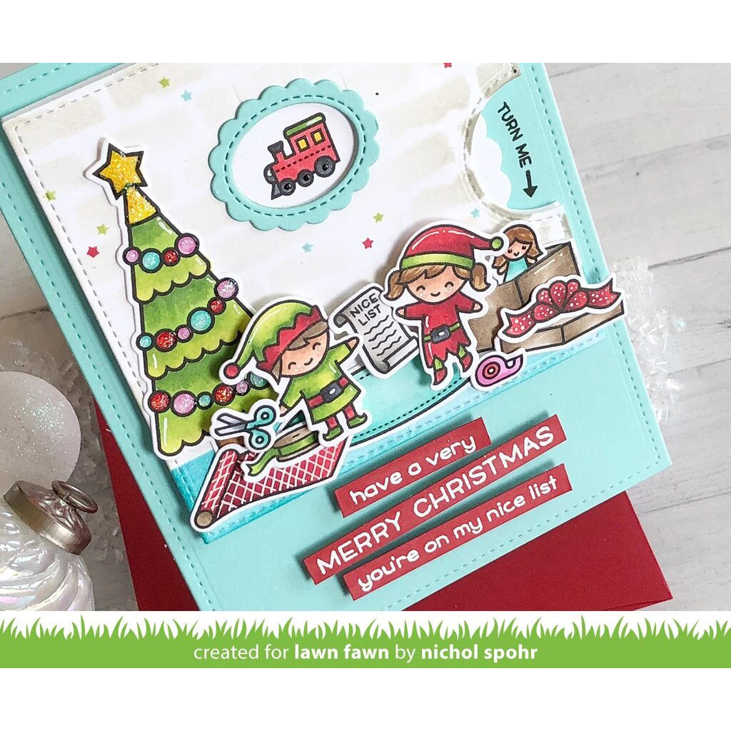 LAWN FAWN Sello y Suaje - Holiday Helpers
