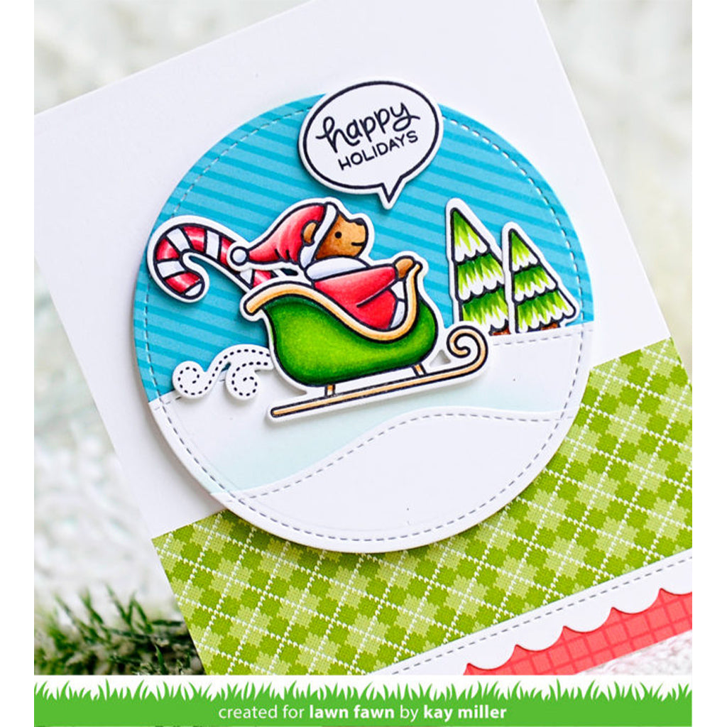 LAWN FAWN Sello con Suaje - Oh What Fun