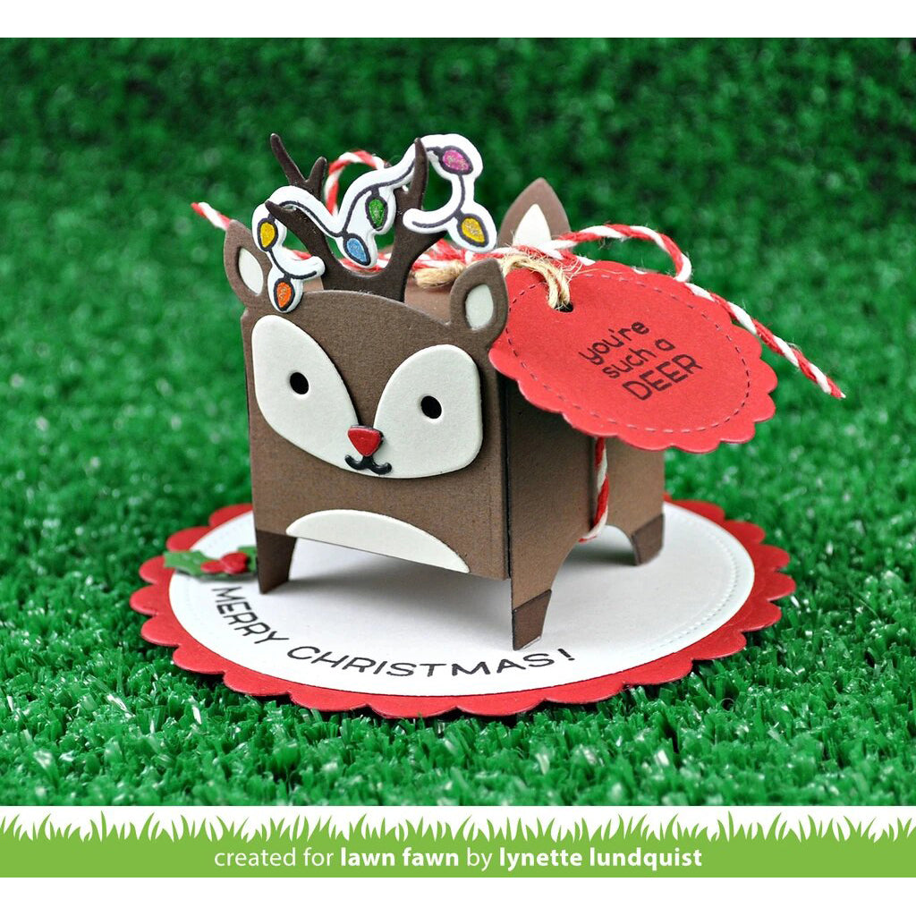 LAWN FAWN Suaje - Tiny Gift Box Deer Add-On