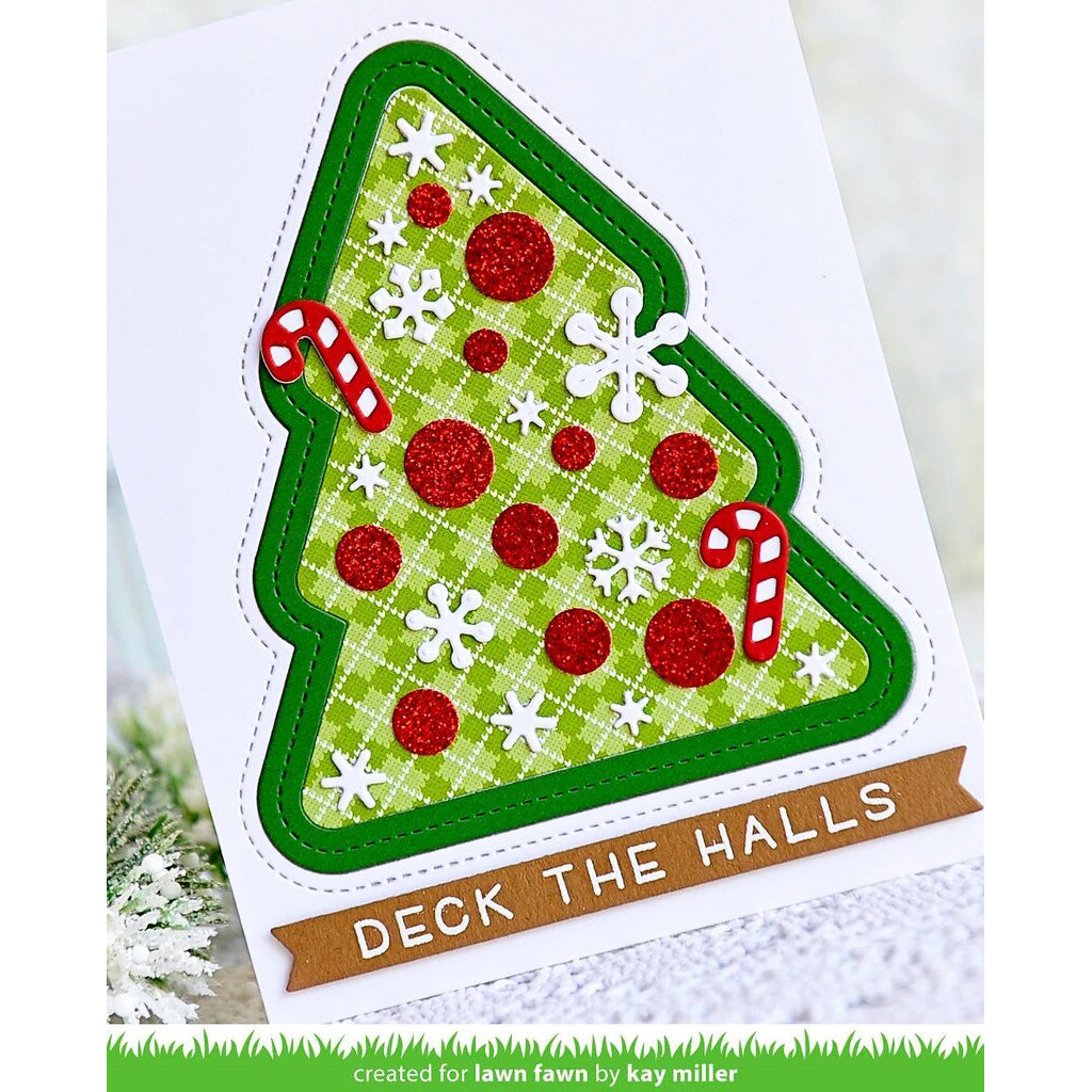 LAWN FAWN Suaje - Outside In Stitched Christmas Tree Frames