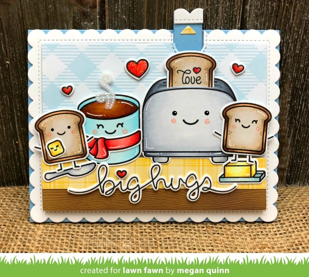 LAWN FAWN Sello - Let´s Toast