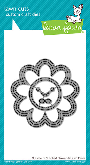 LAWN FAWN Suaje - Outside In Stitched Flower