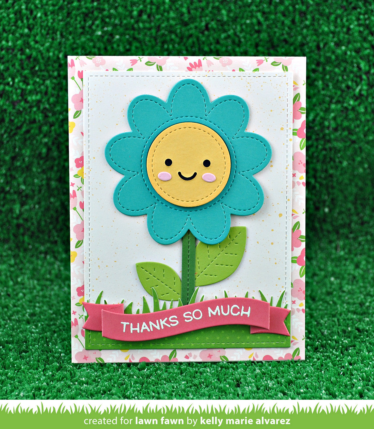 LAWN FAWN Suaje - Outside In Stitched Flower
