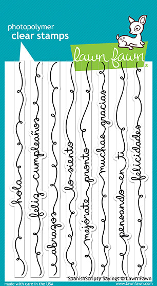 LAWN FAWN Sello - Spanish Scripty Sayings