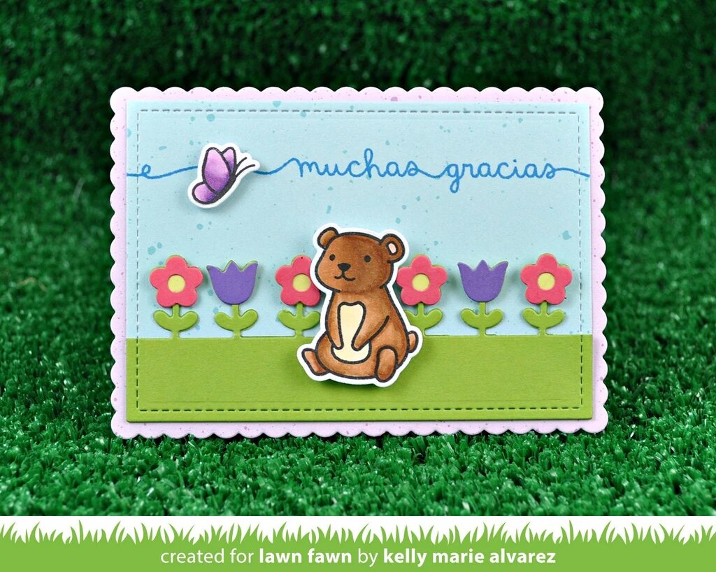LAWN FAWN Sello - Spanish Scripty Sayings