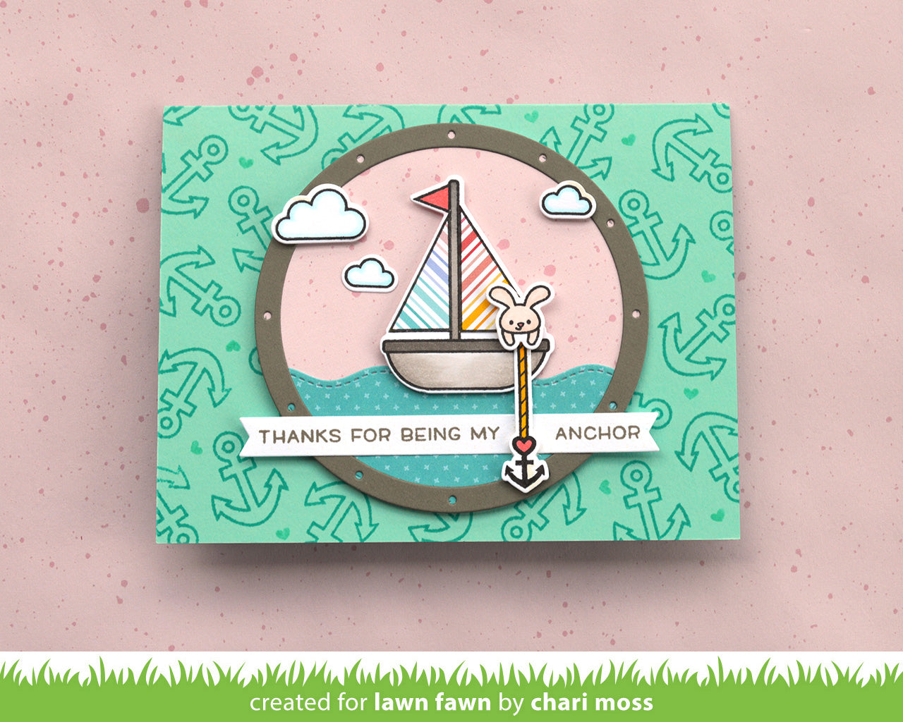 LAWN FAWN Sello - Smooth Sailing