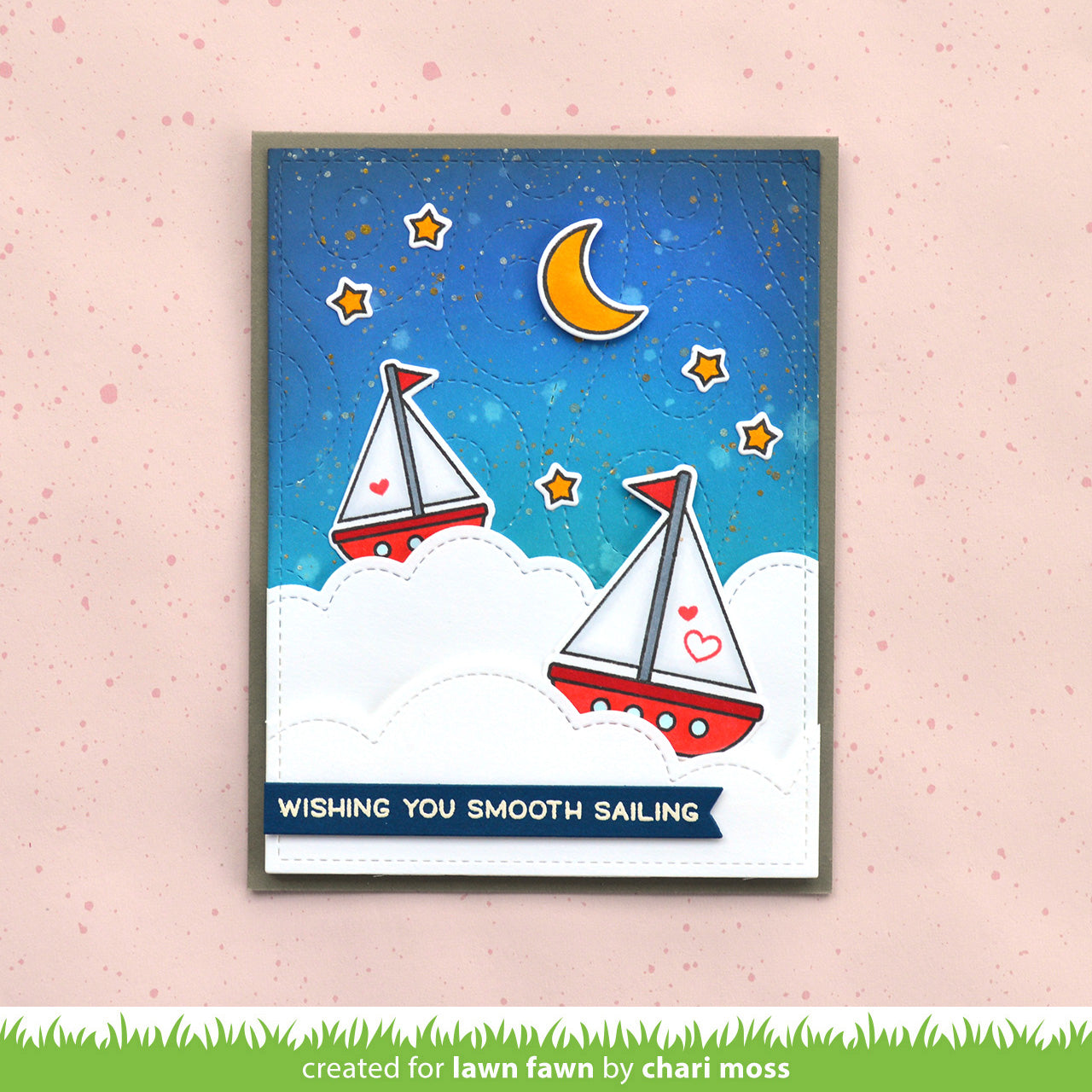 LAWN FAWN Sello - Smooth Sailing