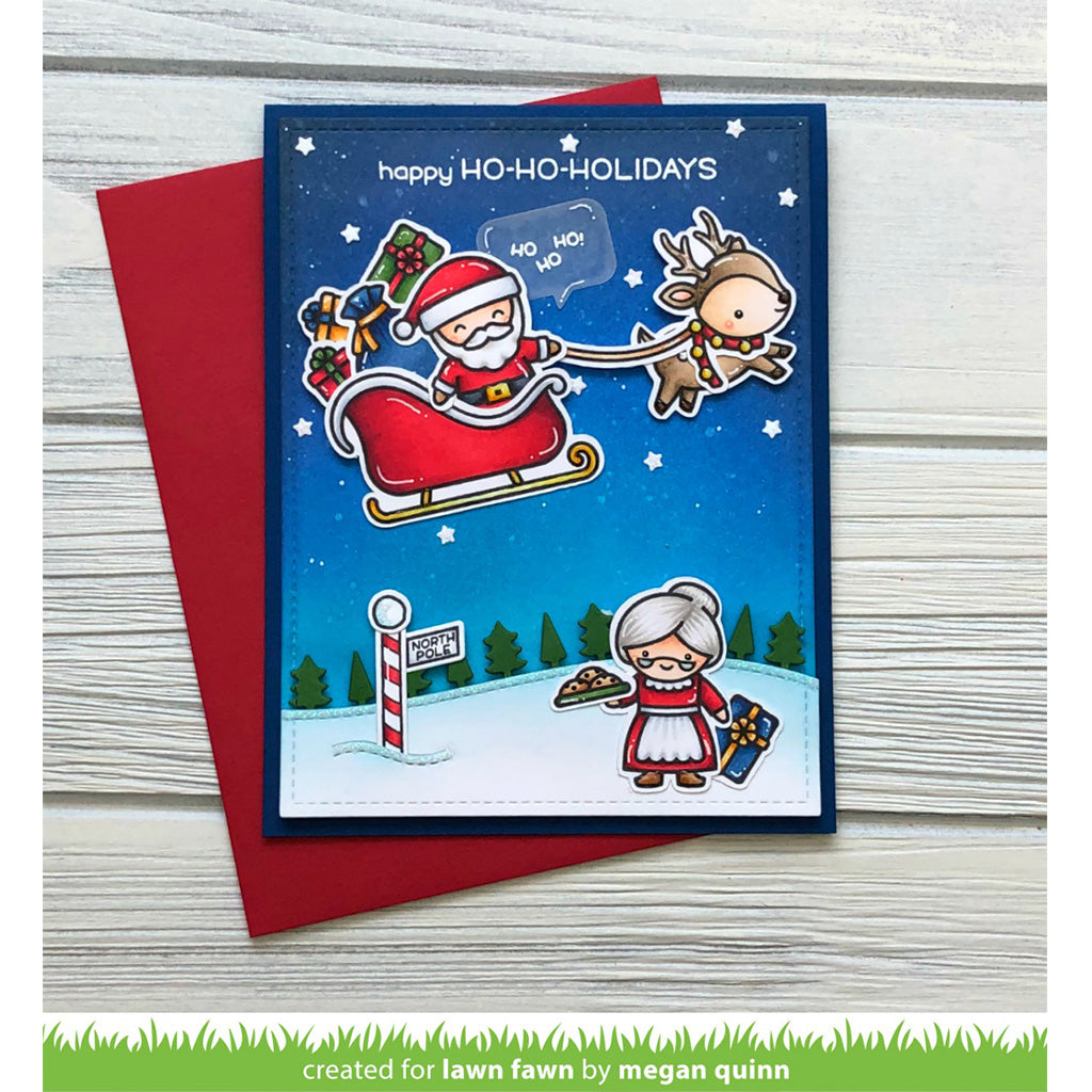 LAWN FAWN Sello - Ho-Ho-Holidays