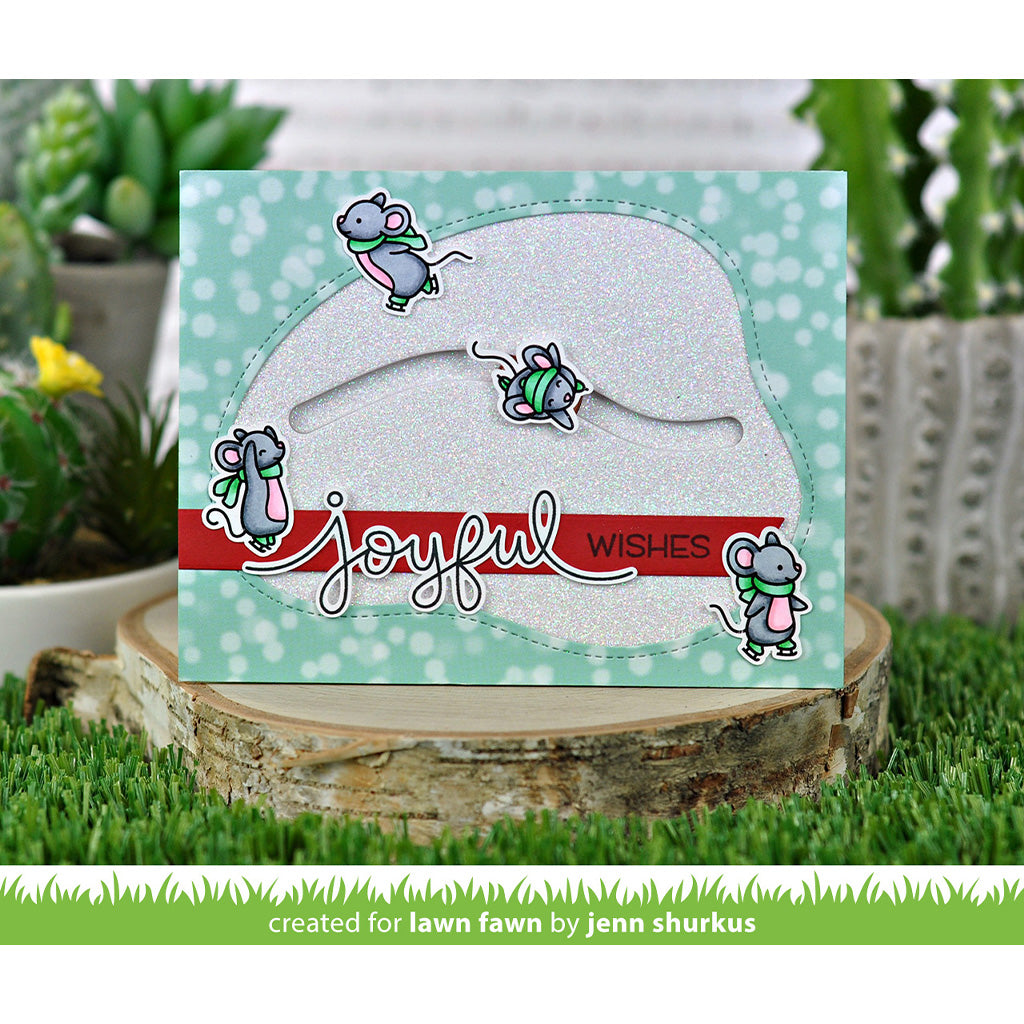 LAWN FAWN Sello - Mice On Ice