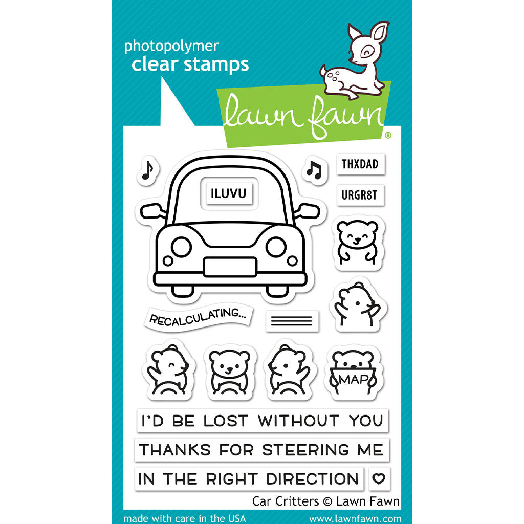 LAWN FAWN Sello - Car Critters