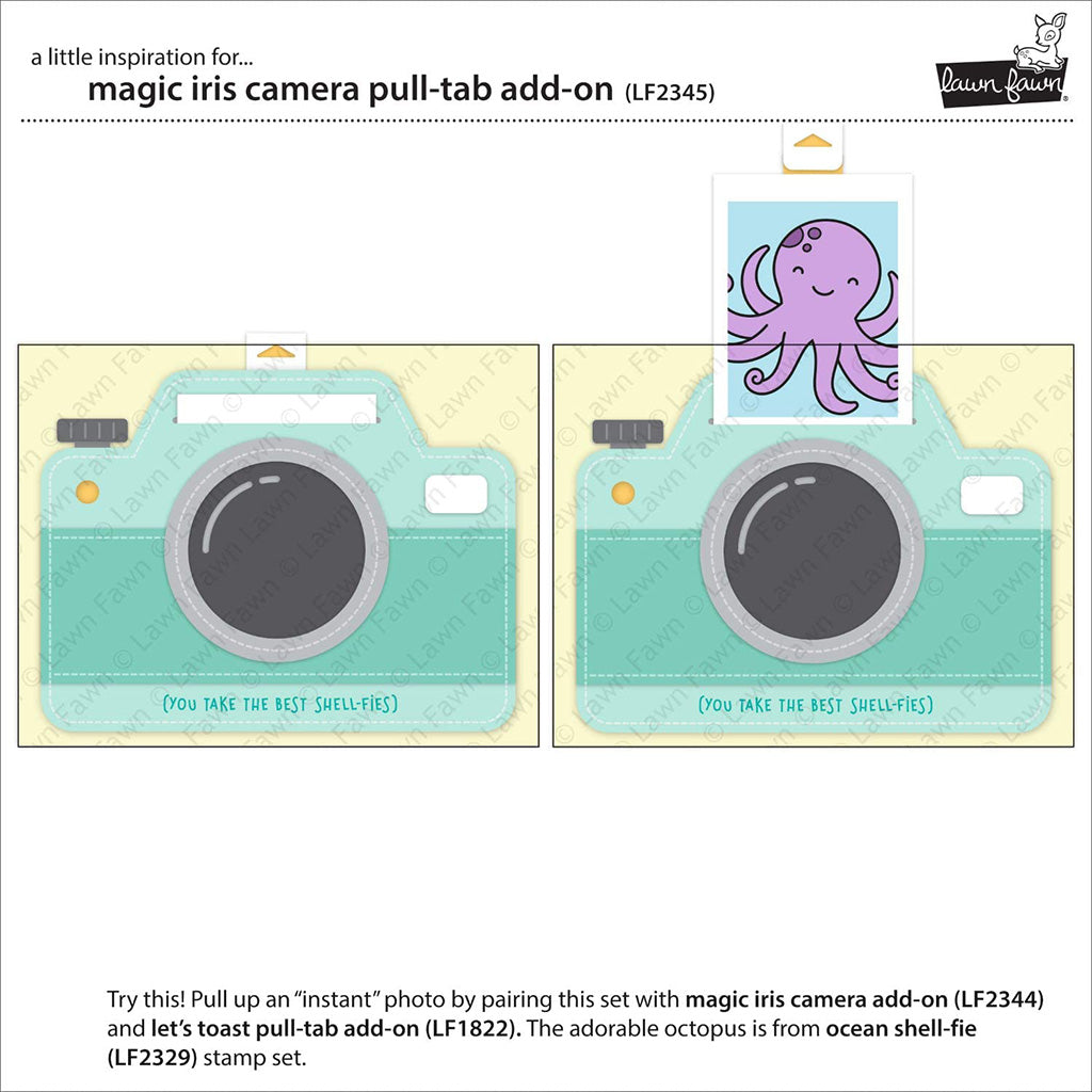 LAWN FAWN Suaje - Magic Iris Camera & Pull Tab - Add on
