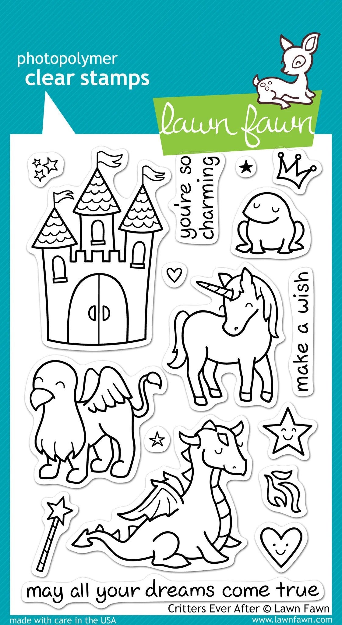 LAWN FAWN Sello - Critters ever after