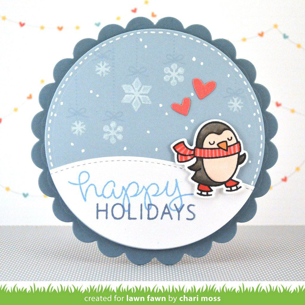 LAWN FAWN Sello y Suaje - Winter Penguin