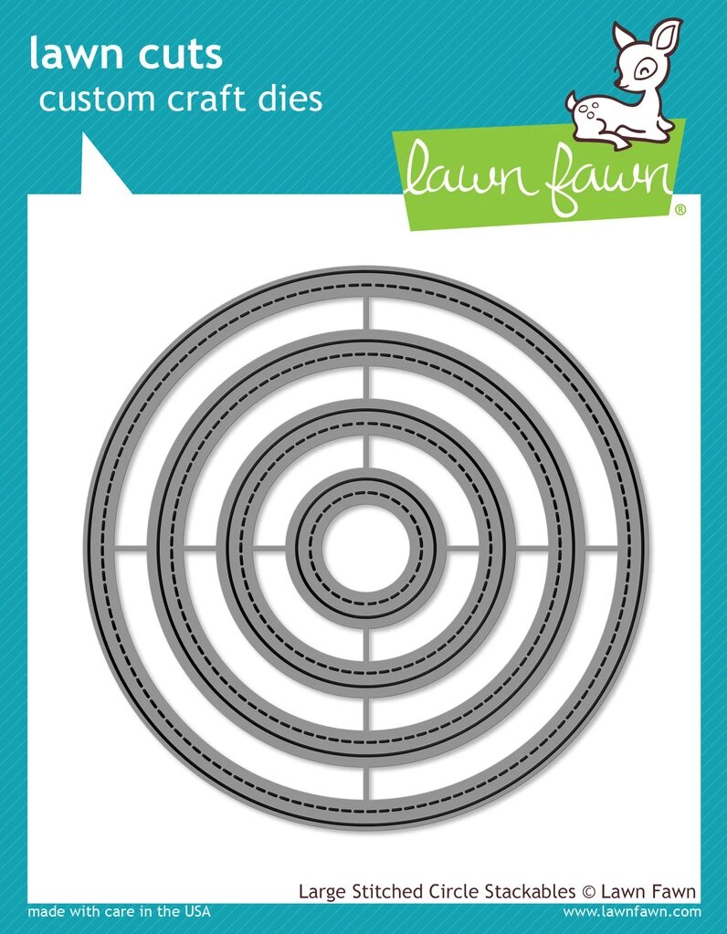 LAWN FAWN Suaje - Large Stitched Circle Stackables